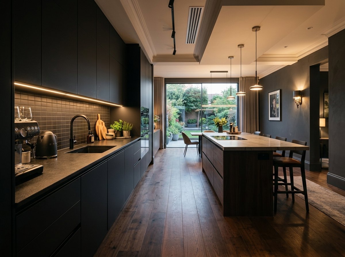 Modern Designer Kitchen Matte Finish